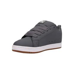 Sneaker DC SHOES "Court Graffik", Gr. 9,5(42,5), grau, weiß, 57.05% Leder, 28.2% Synthetikmaterial, 13.87% Polyester, 0.88% Textil, Schuhe