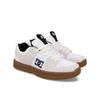 Sneaker DC SHOES "Lynx Zero", Gr. 7(39), grau, navy, 50.51% Leder, 39.8% Synthetikmaterial, 9.69% Polyester, Schuhe