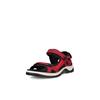 Trekkingsandale ECCO "OFFROAD", Damen, Gr. 38, rot, Nubukleder, Textil, sportlich, Schuhe, Outdoorschuh, Sommerschuh, Freizeitsandale, in sportlicher Optik