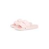 Pantolette TOMMY JEANS "TJW BRAIDED SLIDE", Damen, Gr. 35, rosa, Textil, Schuhe, Sommerschuh, Flats, Schlupfschuh, geflochtene, wattierte Bandage