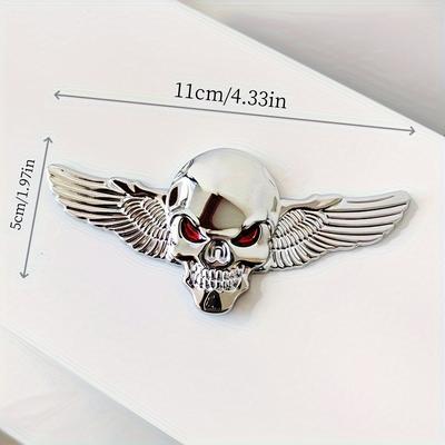TEMU A Unique Golden Sticker With A Wing Emblem, A Beautiful And Practical Trunk Badge - Leaf Board Emblem - Side Sticker Image