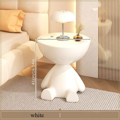 TEMU Artistic Side Table With Storage - Stackable, Bedroom, Living Room & Patio - In Multiple Colors Image