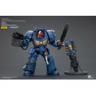 JOYTOY Warhammer 40K 1/18 Action Figure Ultramarines Terminator Squad Sergeant with Power Sword and Teleport Homer Figure Toys