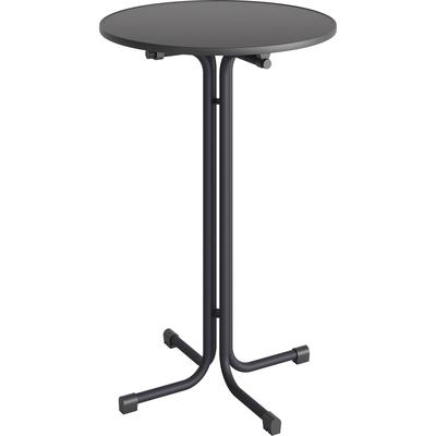 Klapptisch ESSENTIALS "Berlin", grau (anthrazit), B:70cm H:109cm T:70cm, MDF + Stahl + Polypropylen, Tische, in verschiedenen Farben und Größen erhältlich Image