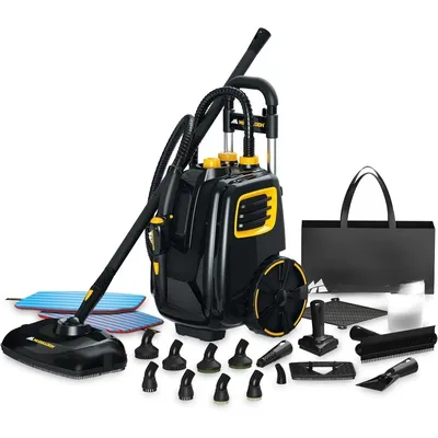 MC1385 Deluxe Canister Steam Cleaner with 23 Accessories, Chemical-Free Pressurized Cleaning for