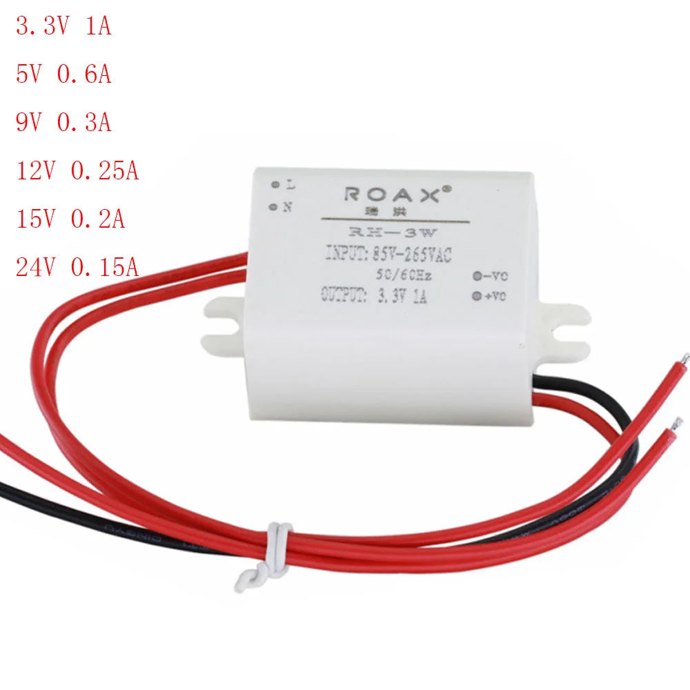 AC/DC à DC Buck Power Supply Tech AC85-220V à DC 3.3V 5V 9V 12V 15V 24V Mini convertisseur abati eur AC-DC Sochi Tech