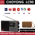 CHOYONG LC90 Internet Radio Wi-Fi/4G FM/LW/MW/SWBBT 5.2 Supporto per scheda TF e auricolari Fino a 40K stazioni