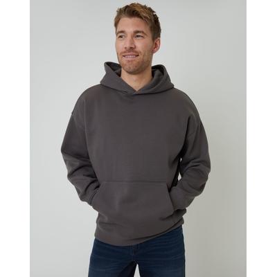 Threadbare Men's Slate Grey Relaxed Fit Pullover Hoodie