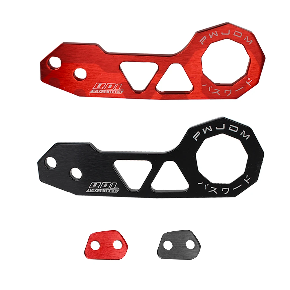 Auto vorne Anhänger Haken rhombische Anhänger kupplung Aluminium legierung Universal Auto Zubehör Abschlepp werkzeuge für jdm AK-8108 Image