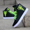 Neue Mode High Top Sneakers Mann Weiß Sneaker Flache Bequeme Schuhe Männlichen Herbst Frühling Beliebte Vulkanisieren Schuhe Große Größe 39-48