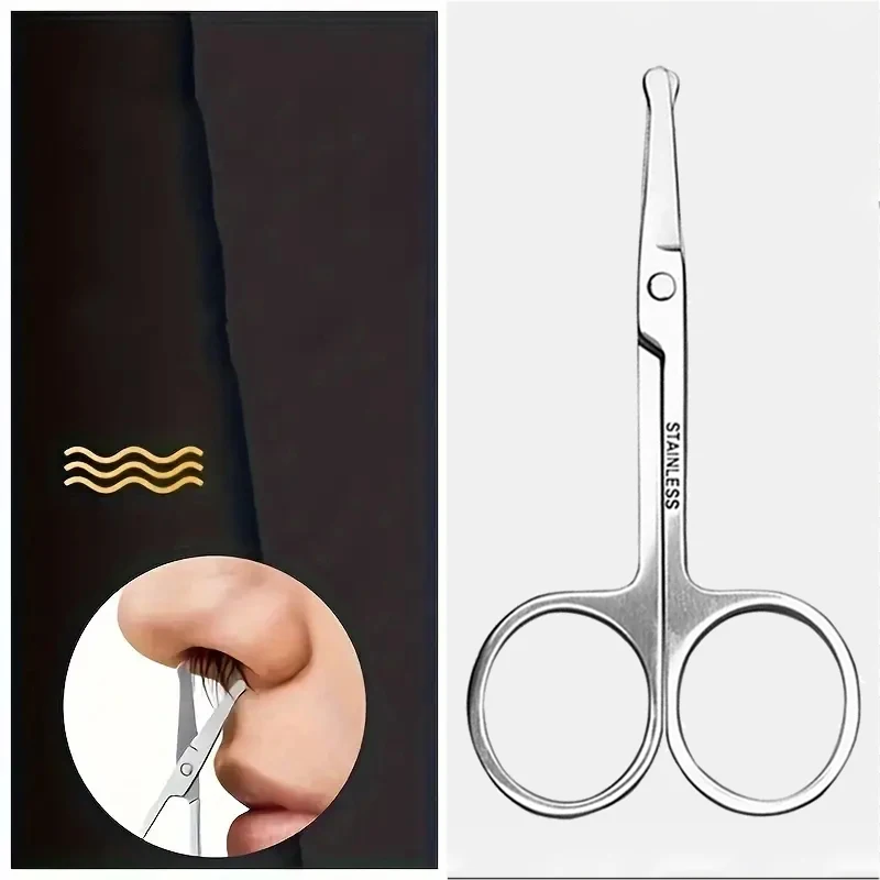 Augenbraue Schere Wimpern Trimmer Nägel Augenbraue Nase Haar Wimpern Häutchen Trimmer Maniküre Schere Edelstahl Make-Up Schönheit Schere Image