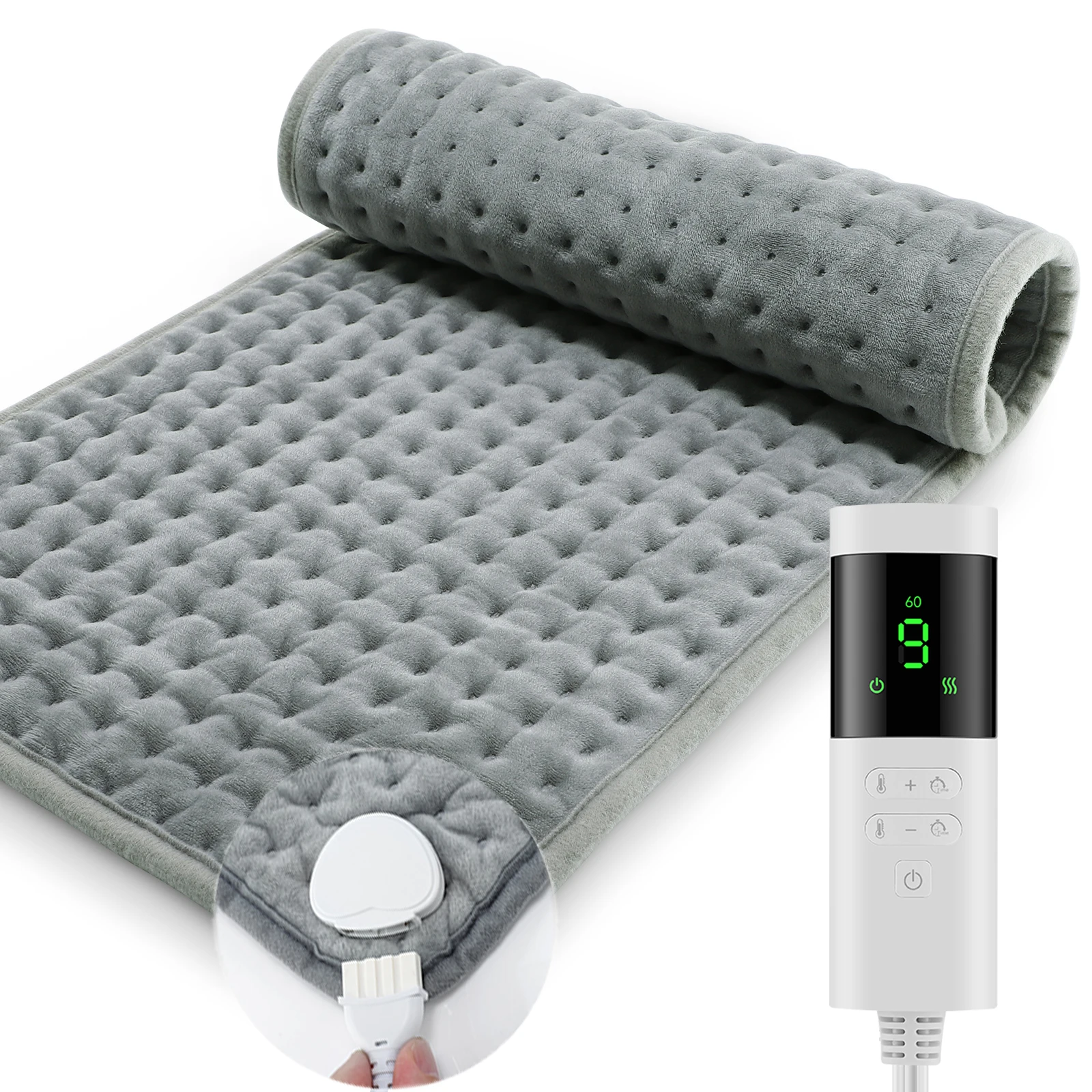 58*29CM Elektrische Heizdecke Beheizte Matte Elektro Blatt Pad für Bett Sofa Warme Winter Thermische Decken Wärmer heimgebrauch Image