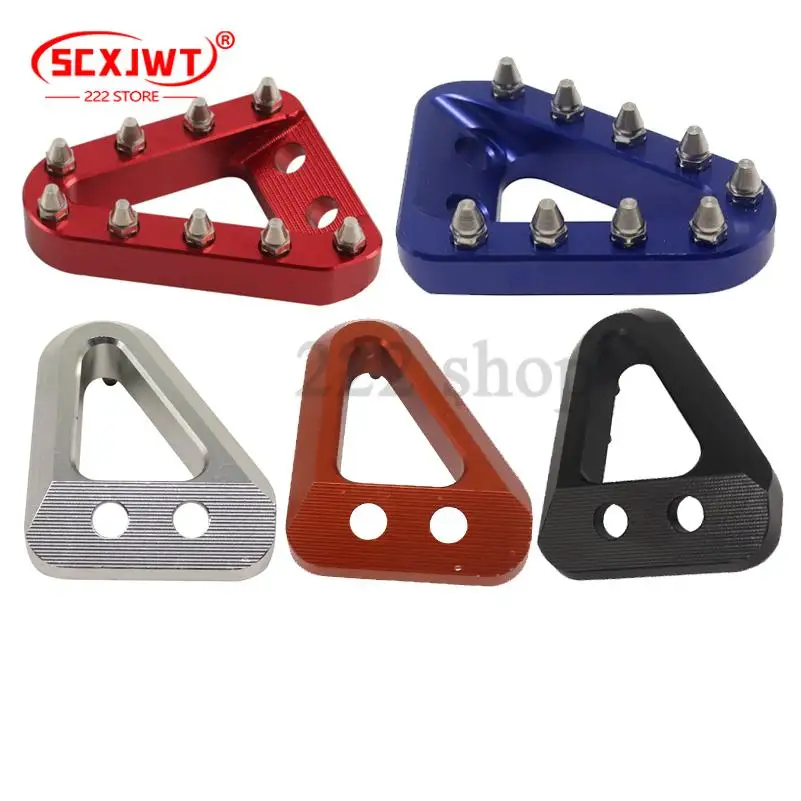 CNC Für XC XCF XCW XCFW SX SXF EXC EXCF TPi SECHS TAGE 125 150 250 300 350 450 500 Hinten Bremspedal Schritt Spitze Platte Motorrad Image