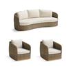 Santa Barbara Tailored Furniture Covers - Sofa, Gray - Frontgate