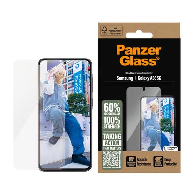 CARE BY PANZERGLASS Displayschutzglas "Ultra-Wide Fit Screen Protector", transparent, B:11,00cm H:1,30cm T:19,50mm, Displayfolien, Displayschutzfolie, Schutzfolie, Bildschirmschutz, kratz- & stoßfest Image