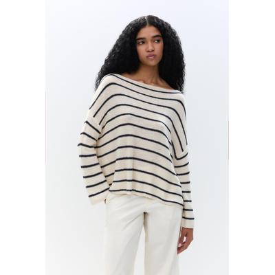 Striped Boat Neck Jumper