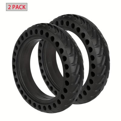 TEMU (2-pack) 8.5x2 Honeycomb Solid Tires - Compatible With Xiaomi M365/m365 Pro/ Pro 2/gotrax Gxl V2/xr Electric Scooters - No Inflation Replacement Tyres For 8.5 Inch Scooters (8 1/2*2) Image