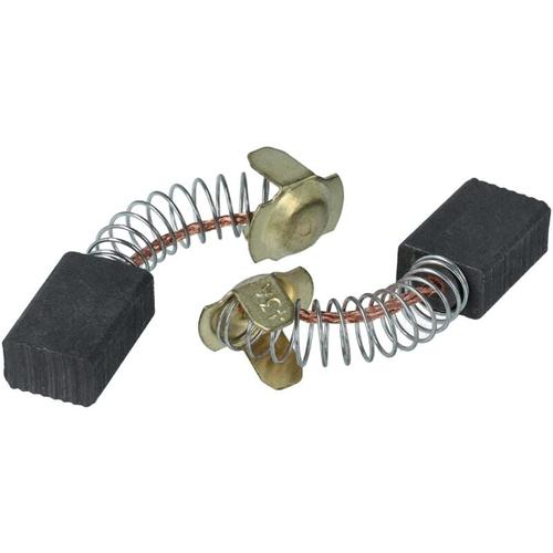Vhbw - 2x Kohlebürste 7 x 11 x 17 mm kompatibel mit Dewalt DW297 Elektrowerkzeug + Feder
