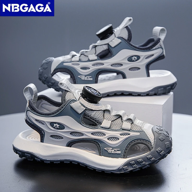 Sommermode Kindersandalen rutschfeste, verschleißfeste Outdoor-Wanderschuhe für Jungen und Mädchen, lässige Strandsandale Image