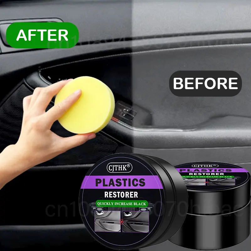 Auto-Kunststoff-Restaurator, universelles Kunststoff- und Lederreparatur-Polierwachs, Auto-Innenraum- und Panel-Erneuerung, Polierwachs-Beschichtungsmittel Image