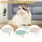 Haustier Slow Food Schüssel Fisch Form Katze Hund Slow Feeder rutsch feste Slow Feeder Katze Schüssel mit Acryl ständer Anti Erbrechen Haustier liefert