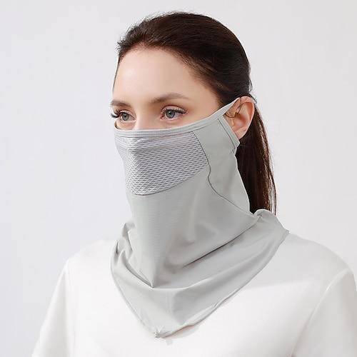 Sonnencreme Maske Für Frauen Netzmaske Anti-Ultraviolett Halb-Gesicht Sports Maske Nacken Schutz Sommer Dünne Sonnen Schleier