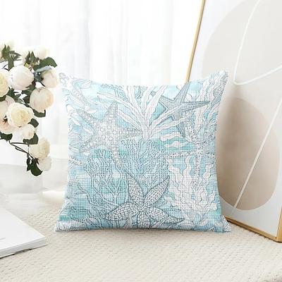 Seetang Dekorative Wurfkissenbezug 1PC Weicher quadratischer Couchkissenbezug Kissenbezug für Schlafzimmer Wohnzimmer Sofa Stuhl Image