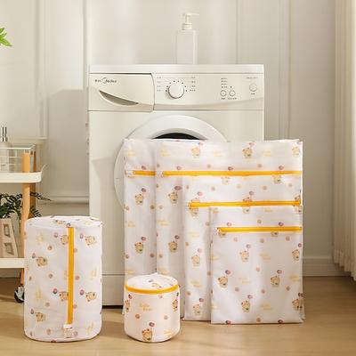 6er-Pack Wäschesäcke aus Netzstoff für Feinwäsche, Dessous-Beutel zum Waschen von Feinwäsche, Wäschesäcke aus Netzstoff, Feinwäschesack für Jeans, Blusen, Strümpfe, BHs Image