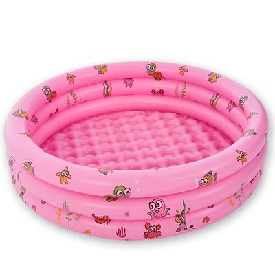 Garten rundes aufblasbares Babyschwimmbecken tragbares aufblasbares Kinder-/Kinderbecken mit kleiner Pumpe Kinderplanschbecken Indoor Wasserspielzentrum für Kleinkinder im Freien für Image