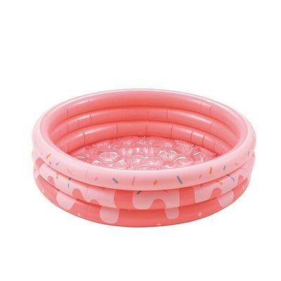 Garten rundes aufblasbares Babyschwimmbecken tragbares aufblasbares Kinder-/Kinderbecken mit kleiner Pumpe Kinderplanschbecken Indoor Wasserspielzentrum für Kleinkinder im Freien für Image