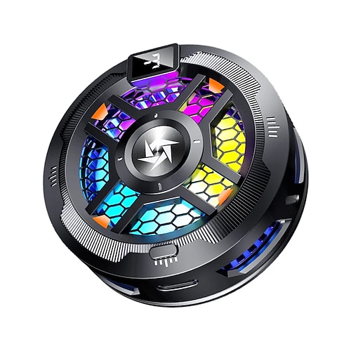 sl18 Handy-Halbleiterkühler mit magnetischem Rückclip, RGB-Licht und Temperaturanzeige für Spiele Image