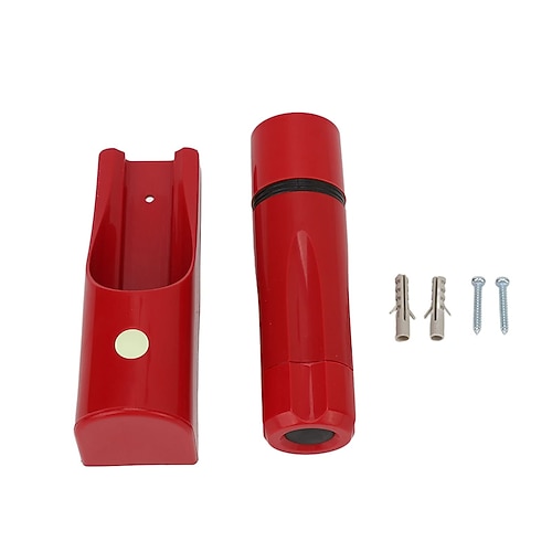 Taschenlampe zur Wandmontage, kleine, batteriebetriebene LED-Notfalltaschenlampe mit hoher Helligkeit, Fluchtbeleuchtungsfackel für Zuhause, Hotel und den Notfall Image