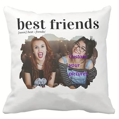 Kissenbezug nach Maß Fügen Sie Ihr Bild hinzu Beste Geschenke für Freunde Personalisierte Geschenk Foto Design Bild Mode Lässiger Kissenbezug Kissenbezug 1 Stück Maßgeschneidert Image