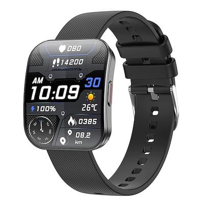 696 U17 Smartwatch 1.85 Fitness Uhr Bluetooth Schrittzähler Anruf Schlaf Erinnerung IPX0 Wasserdicht Kompatibel mit iOS Android 40mm Gehäuse Image