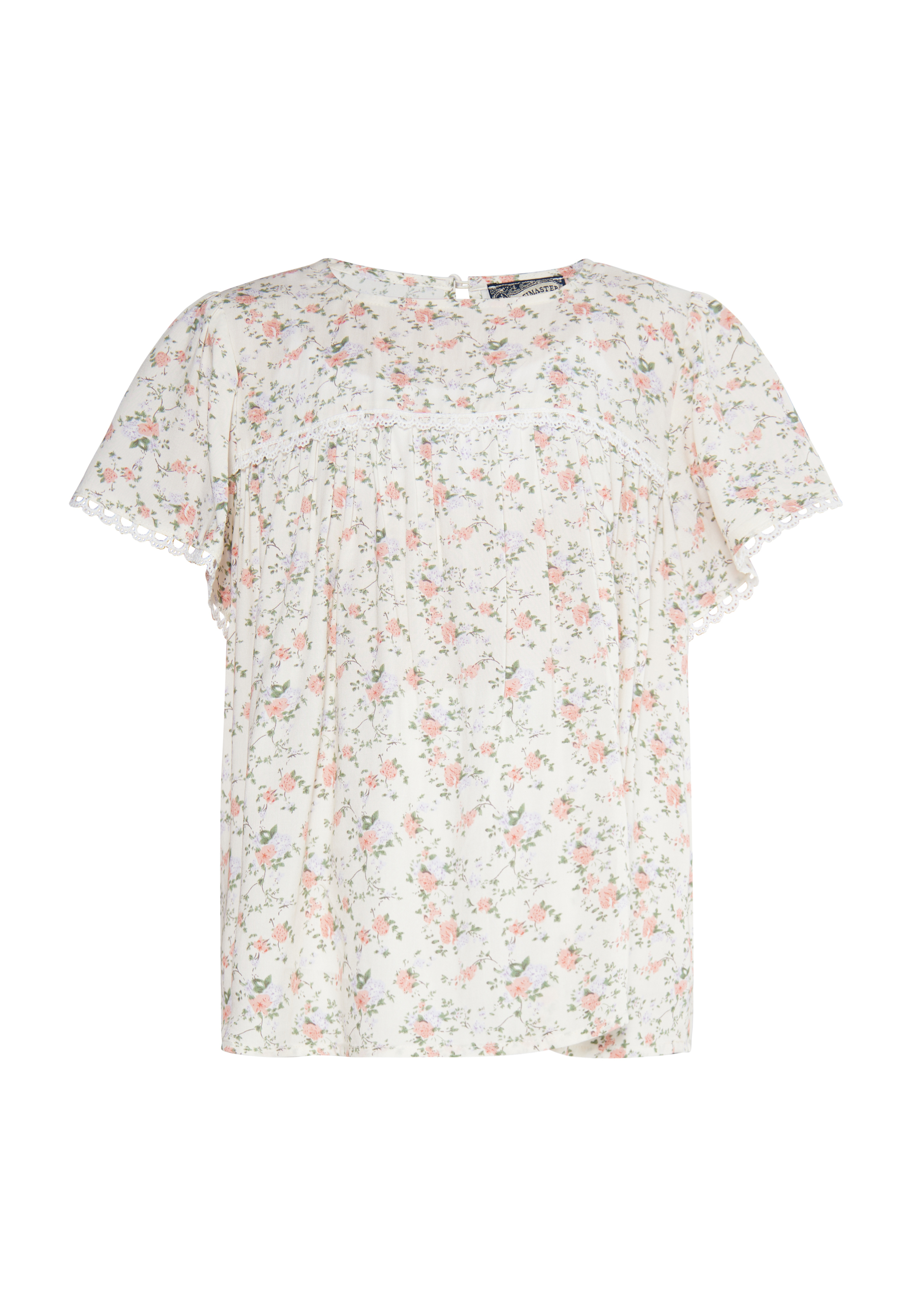 Dreimaster Bluse Mädchen (Kids) weiße Blume Image