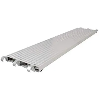 Scaffold All Aluminum Deck 75 lb sper Sq. Ft. Rated 19-1/4" Wide by 7' Long