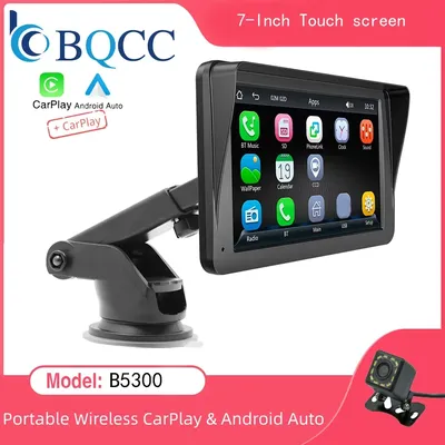 BQCC 7inch Car Radio Multimedia Video Player Wireless Carplay And Wireless Android Auto Touch Screen