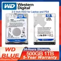 Western Digital WD Blu 500 GB 1 TB Disco rigido 2.5 "Interno per laptop Notebook Playstation 4 PS4