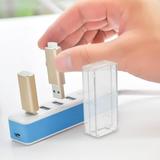 HEMOTON Plastic Hard Drive Case External Hdd Enclosure Hard Disk Protective Case Hdd Enclosure Power Supply Hard Drive Case Usb Power Detection Device Shell