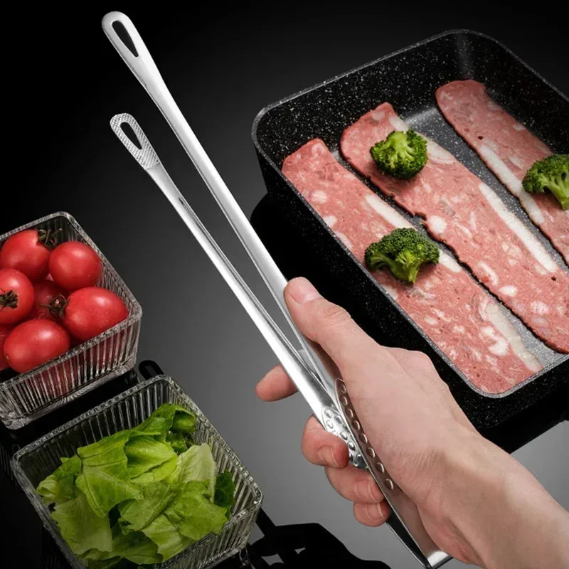 Pinces de cuisine en acier inoxydable pour Barbecue, pince à viande pour Barbecue, pincettes de cuisine pour ustensiles alimentaires, outils de cuisine, nouveau