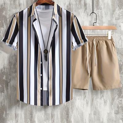 TEMU Men's Spring And Summer Shirt Set Image