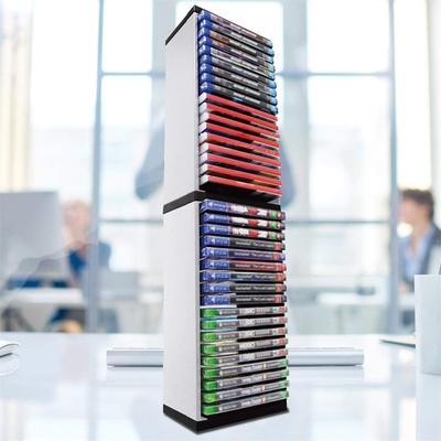 TEMU Game Storage Rack Holder For Ps5 Storage Shelf Hold 36pcs Game Discs