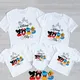 2025 Disney Trip Mickey Minnie Mouse Family Matching Shirts Cotton Dad Mom Bro Sis Kids T Shirt Baby Rompers Matching Clothes