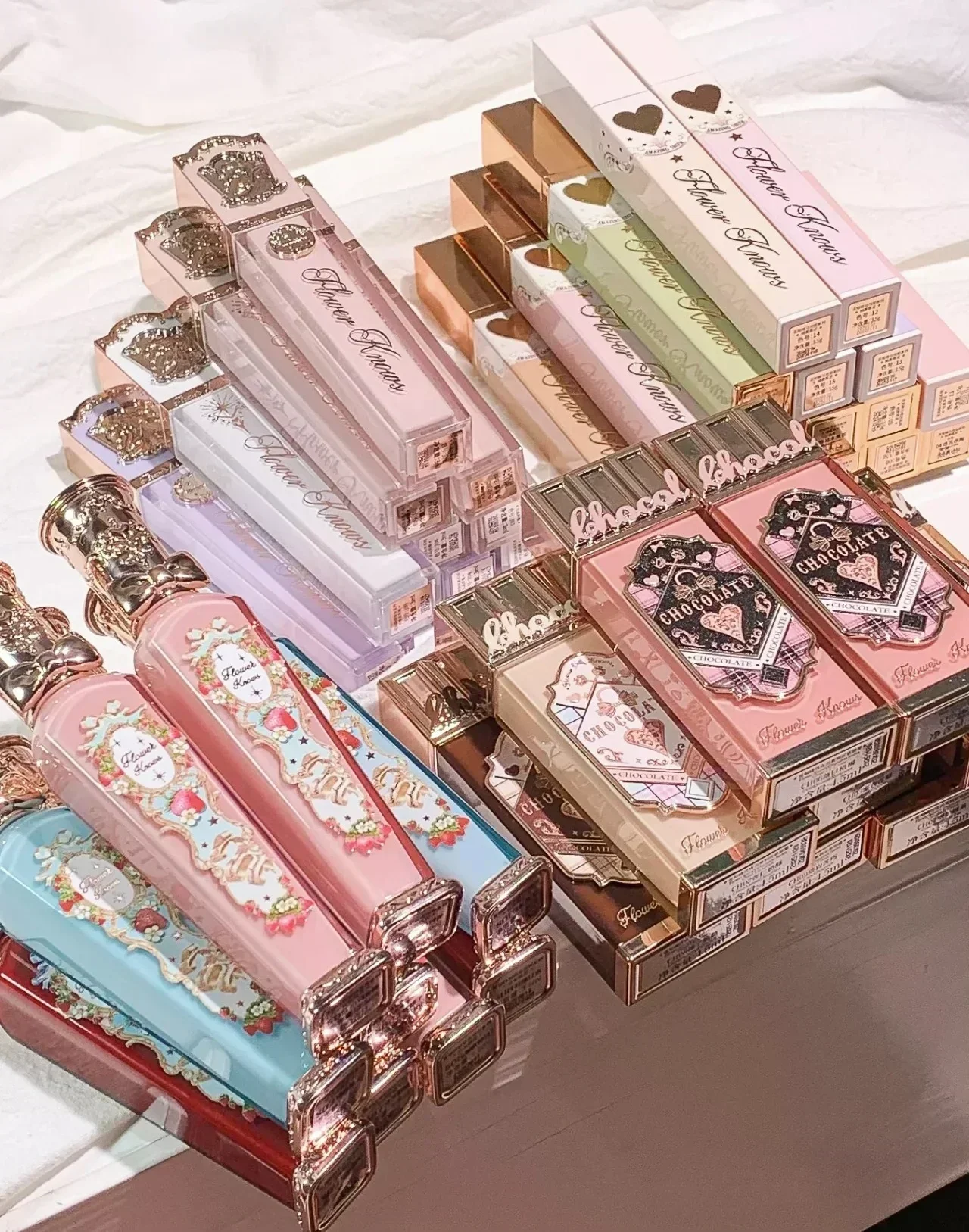 Flower Knows Swan Ballet Little Angel Collection Lippenstift, samtmatter, wasserfester Lippenstift, veganer, langlebiger Lipgloss, koreanisch Image