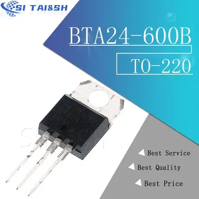 10 teile/los BTA24-600B BTA24-600 bta24 triacs 25 amp 600 volt bis-220 neues original Image