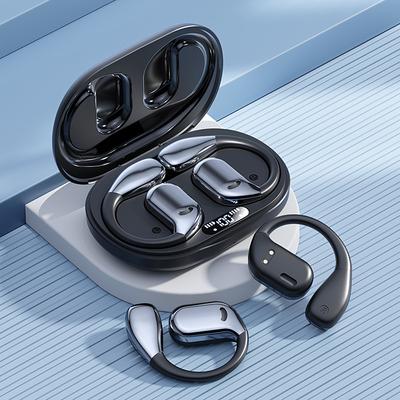 M75 Hands Free Telephone Driving Headset Ear Hook Bluetooth 5.3 Stereo Surround sound HIFI for Fitness Gym Workout Mobile Phone