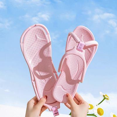 Couple Travel Portable Bathroom Slippers Lightweight EVA Anti-Slip Slippers Comfortable Soft Sole Foldable Slippers Men's Women's Slippers for Flat Feet