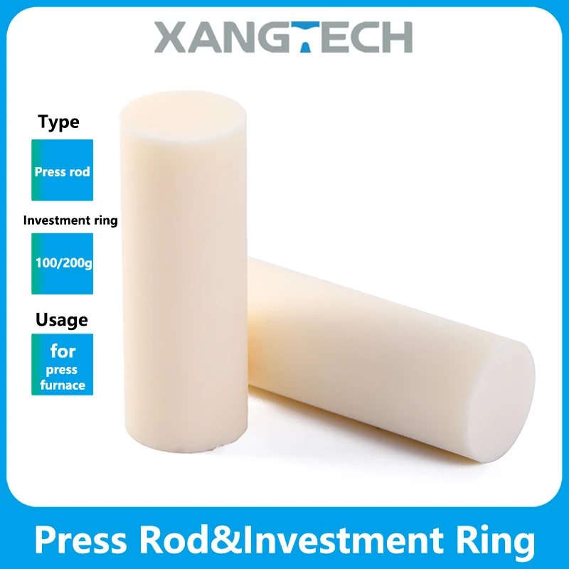 Dental-Pressstab und Investitionsring 100g/200g – Ein Set für Pressofen-Gusswerkzeuge Image