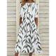 Women's Midi Dress T Shirt Dress Tee Dress A Line Dress Summer Dress Vacation Casual Beach Date Summer Dress Regular Fit Floral Graphic Short Sleeve Crew Neck White Pink Blue Sky Blue Summer