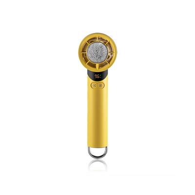 K52 Handheld Cooling Fan with 13000RPM Motor, Ice Porcelain Refrigeration, LED Display, 100-Speed Adjustment, Foldable Design and Carabiner – Portable Personal Fan for Summer Travel and Outdoor Use
